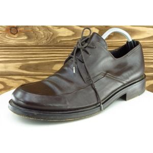 Bachrach‎ Shoes Sz 11.5 M Brown Derby Oxfords Leather Men